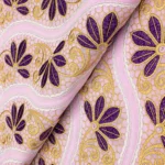 Stunning Fine Swiss - Purple and White
