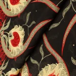 Stunning Fine Swiss - Red and Black