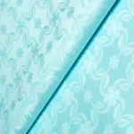 Bazin Brocade - Light Blue