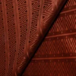 Bazin Brocade- Burgundy Brown